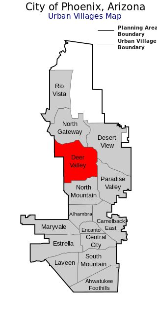 North Phoenix Commuity map